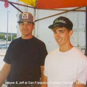 Wayne & Jeff at San Francisco Farmer's Merket - 1993